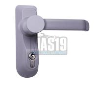MANIGLIA CISA CON CILINDRO 07078.68 PER MANIGLIONI ANTIPANICO GRIGIO