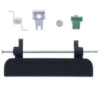 MANIGLIA COFANO PORTELLONE PER MITSUBISHI L200 2005-2010 NERA LISCIA SOLO LEVA