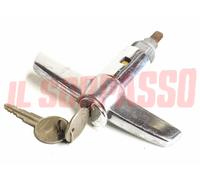 MANIGLIA COFANO POSTERIORE BAULE CON CHIAVE FIAT 1400 BERLINA CABRIO ORIGINALE