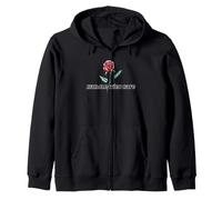 Maniglia, con, Cura, Rosa, Illustrazione Felpa con Cappuccio
