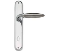 MANIGLIA CON PLACCA FINESTRA,PORTA,PORTE MOD DOLLY SICMA OTTONE LUCIDO,51OL01
