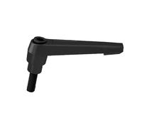 Maniglia con pomello regolabile, Maniglia a leva di bloccaggio regolabile M16 con cricchetto e pulsante filettatura incrociata, dimensioni multiple(M16*63-1pcs)