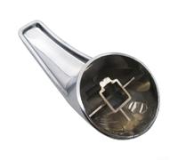 Maniglia con valvola di miscelazione per scaldabagno argento per sistema di rubinetto doccia Ergonomico antiscivolo manopola di ricambio con viti per apparecchi standard Facile da installare