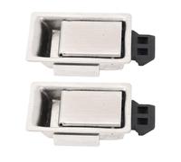 Maniglia Conchiusa Per Cassetta Attrezzi In Acciaio Inox, Catenaccio A Incasso 43x28mm - Resistente E Antiruggine, Facile Da Installare Per Veicoli E Camion