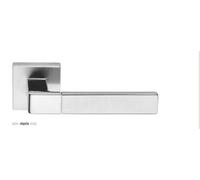 MANIGLIA COPPIA FORME SERIE "ASTI 2" BICOLORE PER PORTE INTERNE