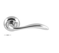 MANIGLIA COPPIA FORME SERIE "FLEXA" PER PORTE INTERNE