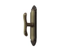 MANIGLIA CREMONESE EXPORT OTTONE BRONZATO MOVIMENTO GRAZ CON BUSSOLE