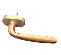 Maniglia Cremonese Movimento DK Finestre Infissi Legno in Ottone Satina ECOSTILE