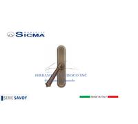 MANIGLIA CREMONESE OTTONE YESTERDAY SICMA SERIE SAVOY C/PLACCA OVALE