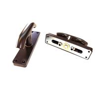 Maniglia Cremonese per Finestre Balconi Infissi Legno in Alluminio Marro HOPPE