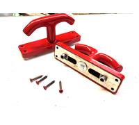 Maniglia Cremonese per Finestre Balconi Infissi Legno in Alluminio Rosso HOPPE