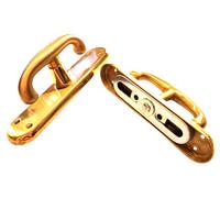 Maniglia Cremonese per Finestre Balconi Infissi Legno Ottone Sat VALLI E COLOMBO