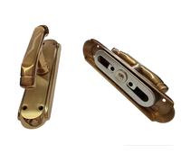 Maniglia Cremonese Poggi Finestre Balconi Infissi Legno Ottone Satinato Patine'