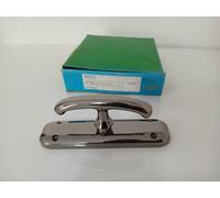 Maniglia Cremonese Prenom in Ottone Cromato per Finestra Vintage