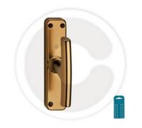 maniglia cremonese serie milano quadro 7 bronzato per porte finestre balconi