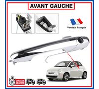 Maniglia Cromata All'Aperto Sinistra per Fiat 500 735592012 735451697 735485875