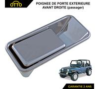 Maniglia Cromo Porta Anteriore Passeggero per Jeep Wrangler II 2.4 2.5 4.0 -
