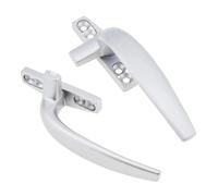 Maniglia da incasso interna a 7 lettere in lega di alluminio for il design del cilindro della serratura della porta scorrevole della finestra for la camera da letto dell'home office(2 Piece Set)