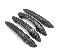 Maniglia decorativa Per Hyundai Per Tucson 2022 2023 LHD ABS Auto Fibra Di Carbonio Stile Cromato Maniglia Esterna Della Porta Modanatura Copertura Trim(Carbon Fiber)