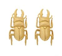 Maniglia decorativa per porta in ottone a forma di scarafaggio, design unico per abbellire la casa e l'ufficio, pezzo decorativo (A)