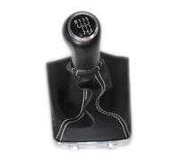 Maniglia del cambio adatta per O & pel per Astra per GTC per Coupe per AS A-H/C 2005-2010 6/5 velocità in pelle pomello del cambio leva del cambio copertura del bagagliaio (12345r linea nera) (R123456