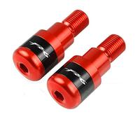 Maniglia Del Motociclo Bar Impugnature Tappi Terminali Spine Moto Contrappeso Presa Moto Terminali Manubrio Per Yamaha FZ6 / FAZER/R 2014-2016 (Color : Red)