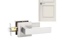 Maniglia della della porta: blocco della camera da privacy reversibile, set di piatta a lunga durata, sicura sicura a destra sinistra | Meccanismo di blocco installa