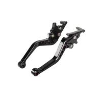 Maniglia della Leva Freno Leva Freno A Doppio Disco Universale In Alluminio CNC Per Moto, Accessori Per La Modifica Della Moto(Black)