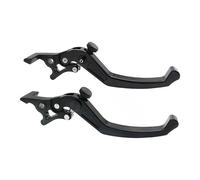 Maniglia della Leva Freno Leva Freno A Doppio Disco Universale Per Moto CNC Regolabile In Alluminio, Accessori Per La Modifica Della Moto(Black)