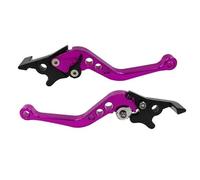 Maniglia della Leva Freno Leva Universale Per Freno A Doppio Disco Per Moto In Alluminio CNC Per Freno A Doppio Disco Accessori Per Modifica Moto(Purple)