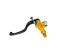 Maniglia della Leva Freno Leve frizione a cavo CNC da 22 mm universali per moto con cavo di trazione sinistro(Yellow)
