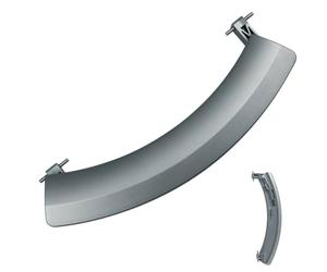 Maniglia della porta d'argento, con assi utilizzato nella parte anteriore caricatore lavatrici Bosch Siemens 751789 00751789