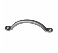 Maniglia della porta EDM 85609 Argentato Acciaio 125 mm