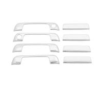 Maniglia della porta esterna dell'auto 4 set di copertura della maniglia della porta esterna in ABS cromato resistente alle intemperie/adatto for BMW E32 E34 E36 protezione della maniglia della porta