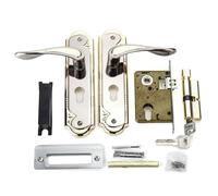 Maniglia Della Porta Hardware di sicurezza antiruggine for la casa durevole leva chiusura Privacy camera da letto serratura set in lega alluminio universale infilare con maniglia