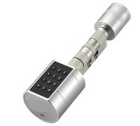Maniglia della porta intelligente, Cilindro for impronte digitali Serratura elettronica intelligente for porta Tastiera digitale Codice Chiave magnetica Telecomando Appartamento domestico regolabile(S