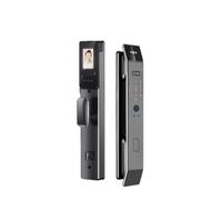 Maniglia della porta intelligente, Versione semplice D14P 3D Face Recogntion Smart Door Lock Wishome APP Controllo impronte digitali Passwod Serratura elettronica con fotocamera(D14P 24240 RC D-H)