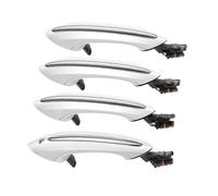 Maniglia Della Porta Per BMW Serie 5 6 7 F07 F10 F11 F06 F12 F13 F01 4X Set Maniglie Esterne Nere Per Porte F02 51217231931 51217231934 Auto(WHITE)
