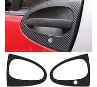 Maniglia della portiera della macchina, 3D in fibra di carbonio vernice antigraffio protezione pellicola protettiva adesivi invisibili per 2009-2014 smart 451 453 smart fortwo auto accessorie