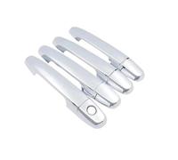 Maniglia della portiera dell'auto Copri Maniglia Portiera Auto Per Citroen C1 Copri Maniglia Portiera Esterna Auto Adesivo Decorativo Accessori Esterni(1 serratura Argento)