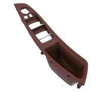maniglia della portiera dell'auto Per BMW Serie 5 F10 F11 F18 520i 523i 525i 528i 535i 2010-2017 Pannello Interruttore Alzacristallo Bracciolo Porta Interna Set Maniglia Trazione(Left Armrest Red)