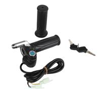 Maniglia Dell'acceleratore a Mezza Torsione Dell'acceleratore Elettrico 36 V con Indicatore di Alimentazione a LED Blocco a Chiave per Scooter per Biciclette Elettriche adatto per gasgriff e scoot