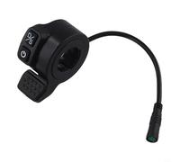 Maniglia dell'acceleratore per KUKIRIN per scooter elettrico G2 Master, interruttore acceleratore con pulsante on/off, robusto alloggiamento in plastica nera, 6,5 x 4,7 x 2,2 cm, controllo preciso