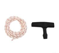 Maniglia di avviamento e corda con cavo di ricambio compatibile con modelli TS400 TS410 TS420 051 064 076 MS380 MS660 TS350 TS700