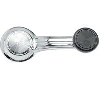 Maniglia Di Crank Per Finestra Con Pomello Nero; Pomello Rivettato, Nuovo