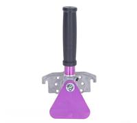 Maniglia di estensione dello strumento di nastratura del muro a secco ad angolo regolabile per scatola piatta, biella antiruggine in alluminio anodizzato, 250 x 115 mm, viola