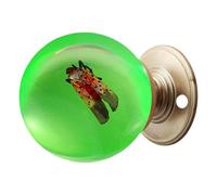 Maniglia di porta delle palle di cristallo della base delle leghe di zinco di durevolezza con anti per uso duraturo in alta circolazione manopola di lusso delle aree di traffico