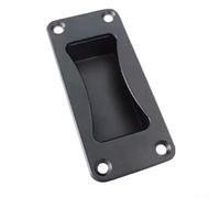 Maniglia di porta in lega di zinco della maniglia incorporata nera XAC63A133 per armadi meccanici industriali e scatole del telaio 1pcs installazione del pannello a filo