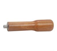 Maniglia di ricambio per macchina da caffè espresso con filettatura M10, manico in legno e plastica robusto con design ergonomico, superficie liscia e lucida per accessori barista (sandalwood rosso)