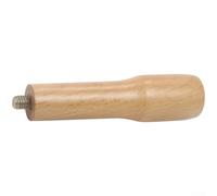 Maniglia di ricambio per macchina da caffè espresso con filettatura M10, manico in legno e plastica robusto con design ergonomico, superficie liscia e lucida per accessori barista (beech wood)